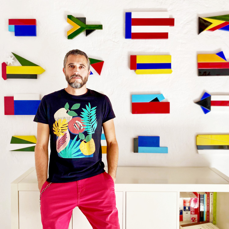 Flag Identity. Cyro García. Cerámica geométrica Contemporánea